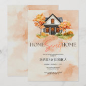 Invitation Forest Woodland Housewarming Party  (Devant / Derrière)