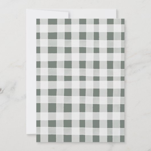 Invitation Forêt animale Forêt rustique Onederland 1er annive (Dos)