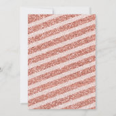 Invitation Forêt animale Pink Winter Onederland Anniversaire (Dos)