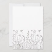 Invitation Forêt antique Nous pouvons attendre Baby shower (Dos)