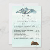 Invitation Forêt Aventure Au-Dessus Ou Sous Les Ours Jeu (Devant)