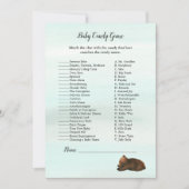 Invitation Forêt Aventure Bébé Candy Bears Jeu (Devant)