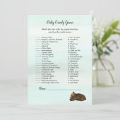 Invitation Forêt Aventure Bébé Candy Bears Jeu (Debout devant)