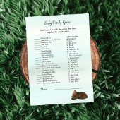 Invitation Forêt Aventure Bébé Candy Bears Jeu