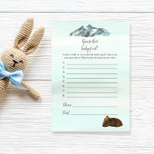 Invitation Forêt Aventure Devine Que Bébé Nourriture Ours Jeu