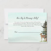 Invitation Forêt Aventure Mommy's Belly Size Deers Jeu (Devant)