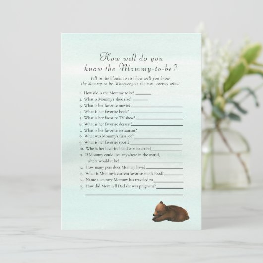 Invitation Forêt Aventure Qui Connaît Maman Meilleures Ours J (Debout devant)