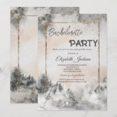 Invitation Forêt Boisée Bachelorette (Devant / Derrière)
