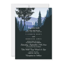 Forêt de bois bleu, Mariage rustique