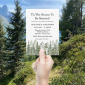 Invitation Forêt de Boisland Mariage Vert