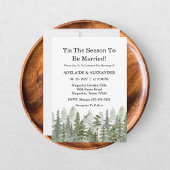 Invitation Forêt de Boisland Mariage Vert