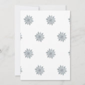 Invitation Forêt de cerfs mignons art à l'aquarelle de l'hive (Dos)