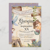 Invitation Forêt de contes de fées enchantées (Devant / Derrière)