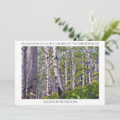 Invitation Forêt de Peupliers d'Aspen (Debout devant)