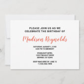 Invitation Forêt de Peupliers d'Aspen (Dos)