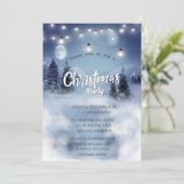 Invitation Forêt de pins, Paysage, Fête de Noël (Debout devant)
