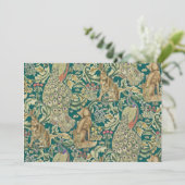 Invitation "Forêt" de William Morris (Debout devant)