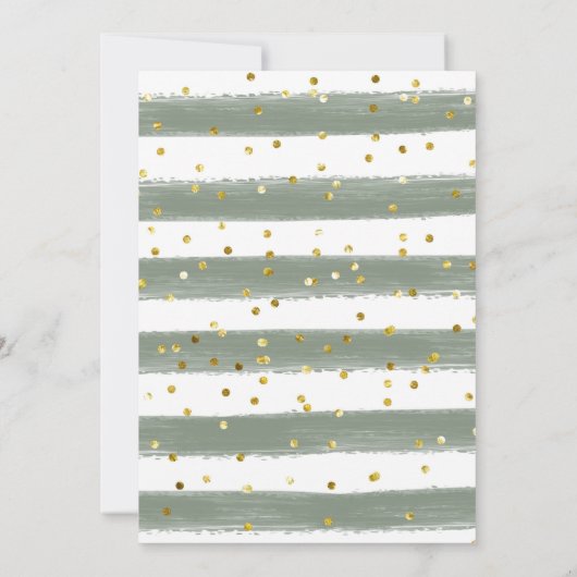 Invitation Forêt d'hiver Bébé son froid à l'extérieur Baby sh (Dos)