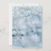 Invitation Forêt d'hiver Il fait froid baby shower extérieur (Dos)