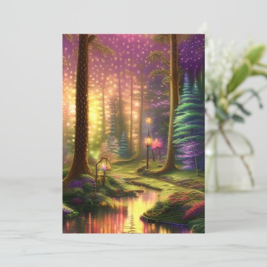 Invitation Forêt enchantée (Debout devant)