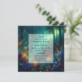 Invitation Forêt enchantée de bijoux radiants Mariage (Debout devant)