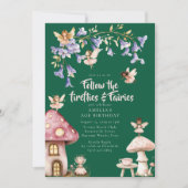 Invitation Forêt Enchantée des Lucioles et des Fées (Devant)