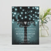 Invitation Forêt enchantée Forêt rustique Arbre de mariage In (Debout devant)