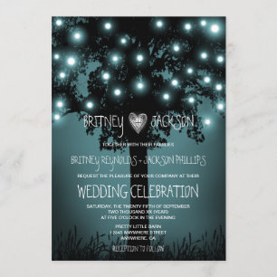 Invitation Forêt enchantée Forêt rustique Arbre de mariage In