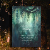Invitation Forêt Enchantée Hangement de verdure Mariage de fé