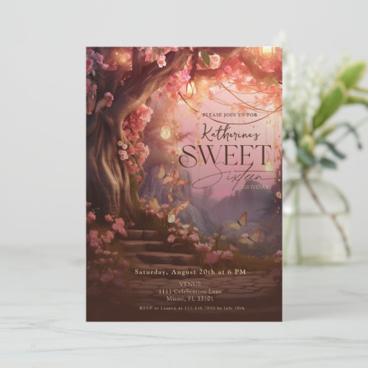 Invitation Forêt enchantée Imaginaire bois doux 16 (Debout devant)