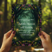 Invitation Forêt Enchantée Toute Occasion Prom Anniversaire