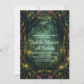 Invitation Forêt Enchantée Toute Occasion Prom Anniversaire (Devant)
