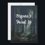 Invitation Forêt foncée à Twilight Sweet 16<br><div class="desc">Customisez comme vous voulez.</div>