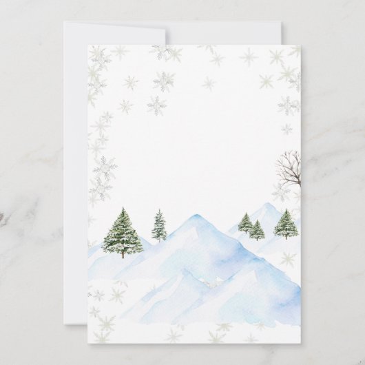 Invitation Forêt forestière Camion bleu ONE derland 1er anniv (Dos)