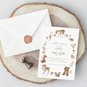 Invitation Forêt forestière Créations Wild Un Anniversaire