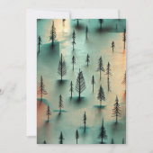 Invitation Forêt hivernale (Devant)