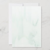 Invitation Forêt Intime de Pins à l'Aquarelle pour Mariage In (Dos)