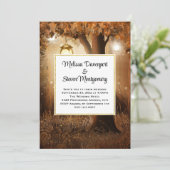 Invitation Forêt magique avec Fairy Lights Mariage (Debout devant)