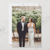 Invitation Forêt Mountain hiver Joyeux Noël Photo (Dos)