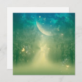 Invitation Forêt mystique (Devant / Derrière)