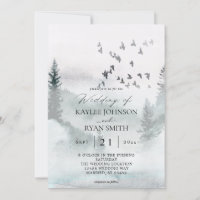 Forêt naturelle et Mariage d'oiseaux