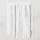 Invitation Forêt Pine Rustic Country Boy Baby shower (Dos)