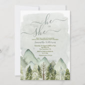 Invitation Forêt plus grande aventure Révélation genre (Devant)