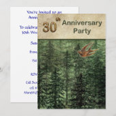 Invitation Forêt pour la fête des arbres 30 (Devant / Derrière)