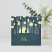 Invitation Forêt rêveuse de lanternes de souhait (Debout devant)