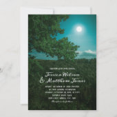 Invitation Forêt russe Romantique Moon Country Nature Mariage (Devant)