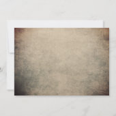 Invitation Forêt rustique Cerfs et Mariage d'arbre (Dos)