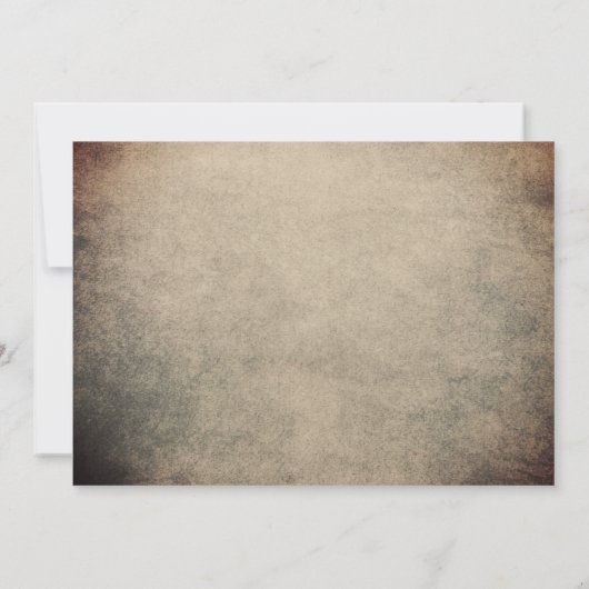 Invitation Forêt rustique Cerfs et Mariage d'arbre (Dos)