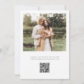 Invitation Forêt rustique et lumières Aquarelle Enregistrer l (Dos)