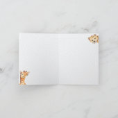 Invitation Forêt sauvage d'une pluie Animaux Première fête d' (Intérieur)